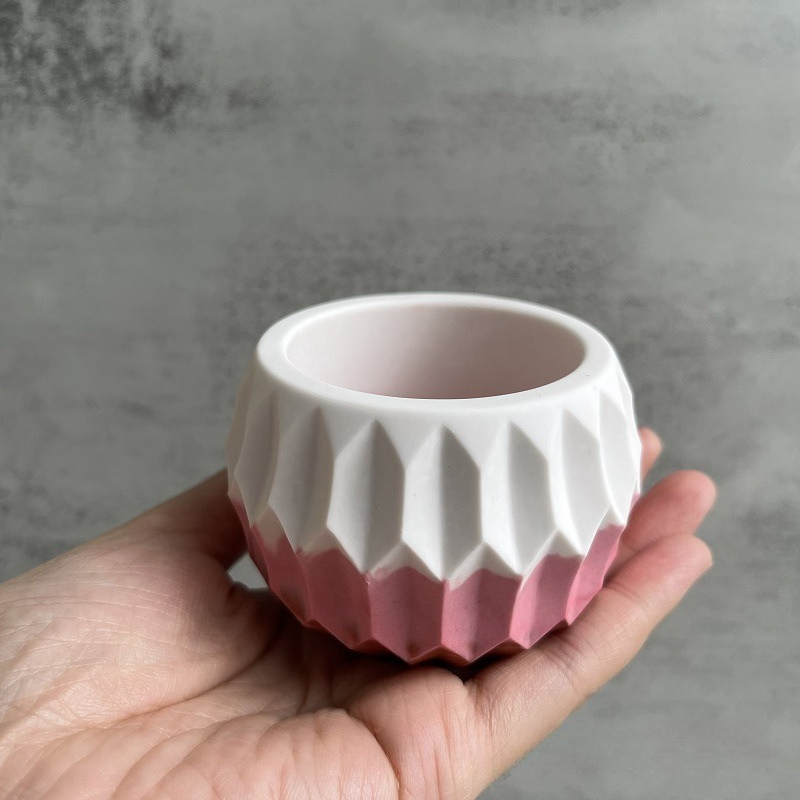 Small Round Meat Planter Silic - Kraft Box Candle ulasan dan harga