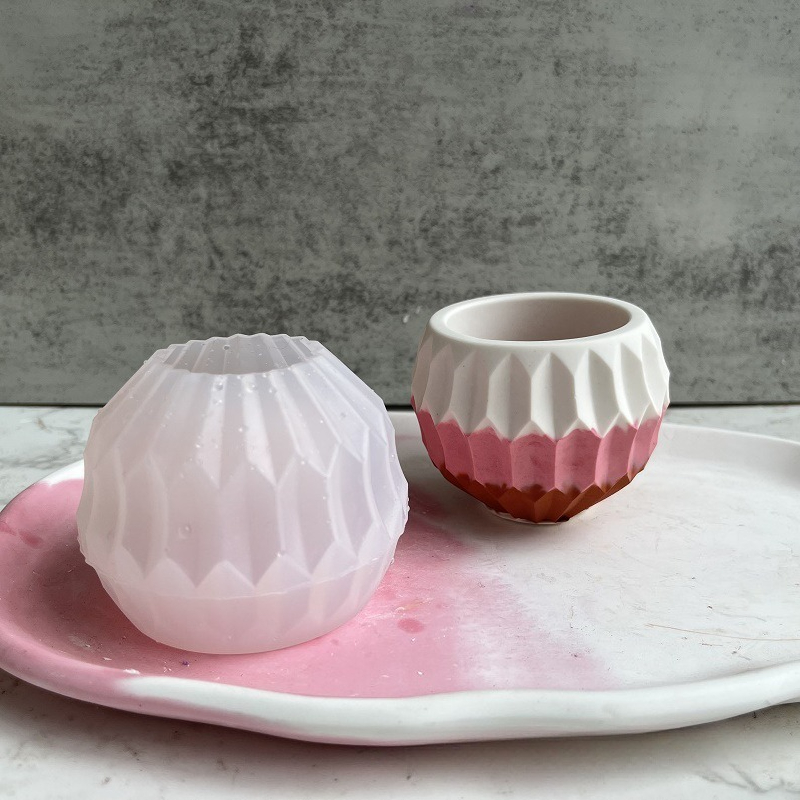 Small Round Meat Planter Silic - Kraft Box Candle ulasan dan harga