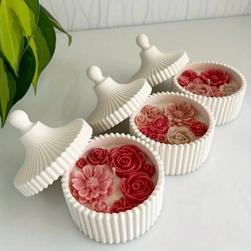1 Set Silicone Candle Jar Mold - Candle Making Moulds ulasan dan harga