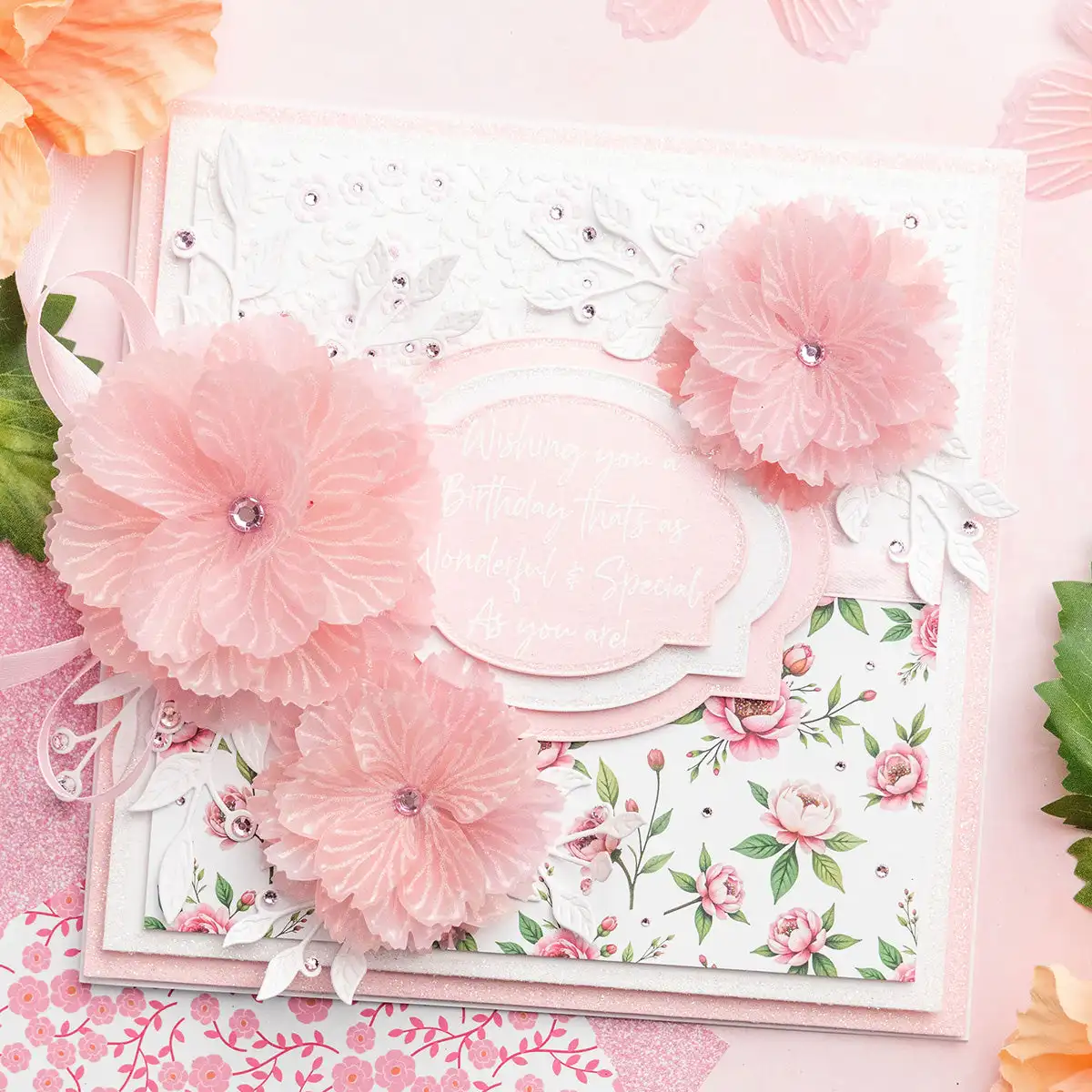 Peony Flower Butterfly Fancy S - Kraft Box Candle ulasan dan harga