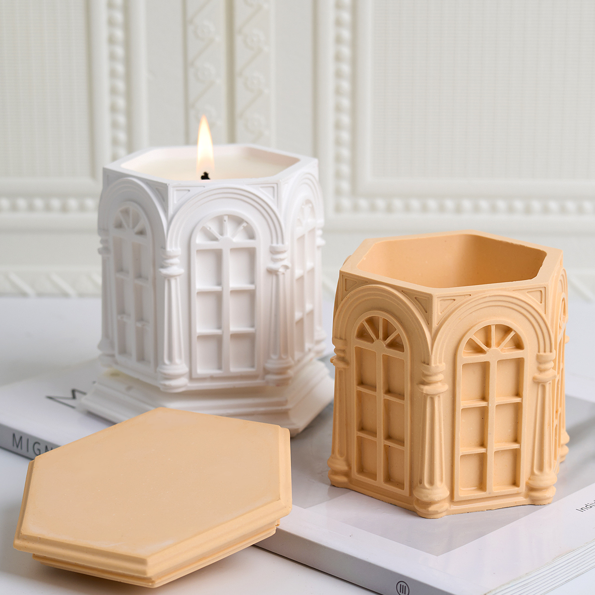 DIY Vintage Candle Jar Contain - Kraft Box Candle ulasan dan harga