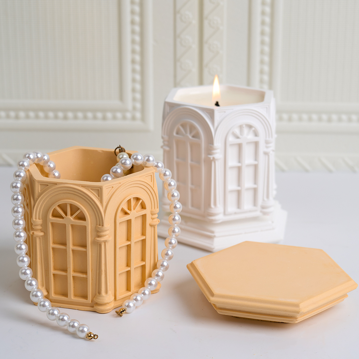 DIY Vintage Candle Jar Contain - Kraft Box Candle ulasan dan harga