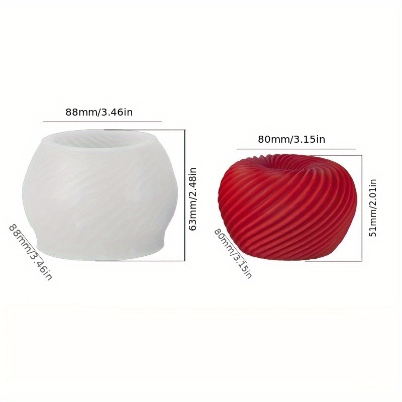 A trendy red apple silicone mo - Candle Making Moulds ulasan dan harga