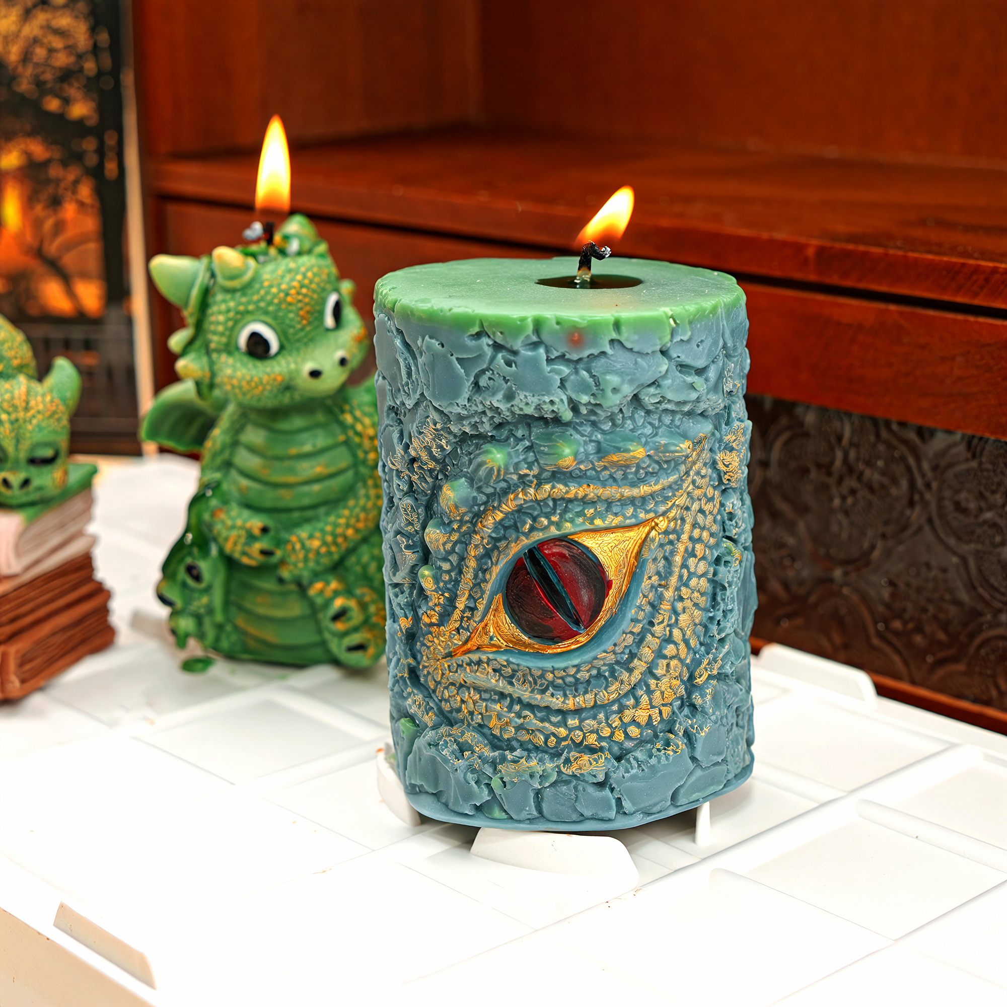 3D Dragon Shape Candle Mold wi - Candle Making Books For Beginners ulasan dan harga