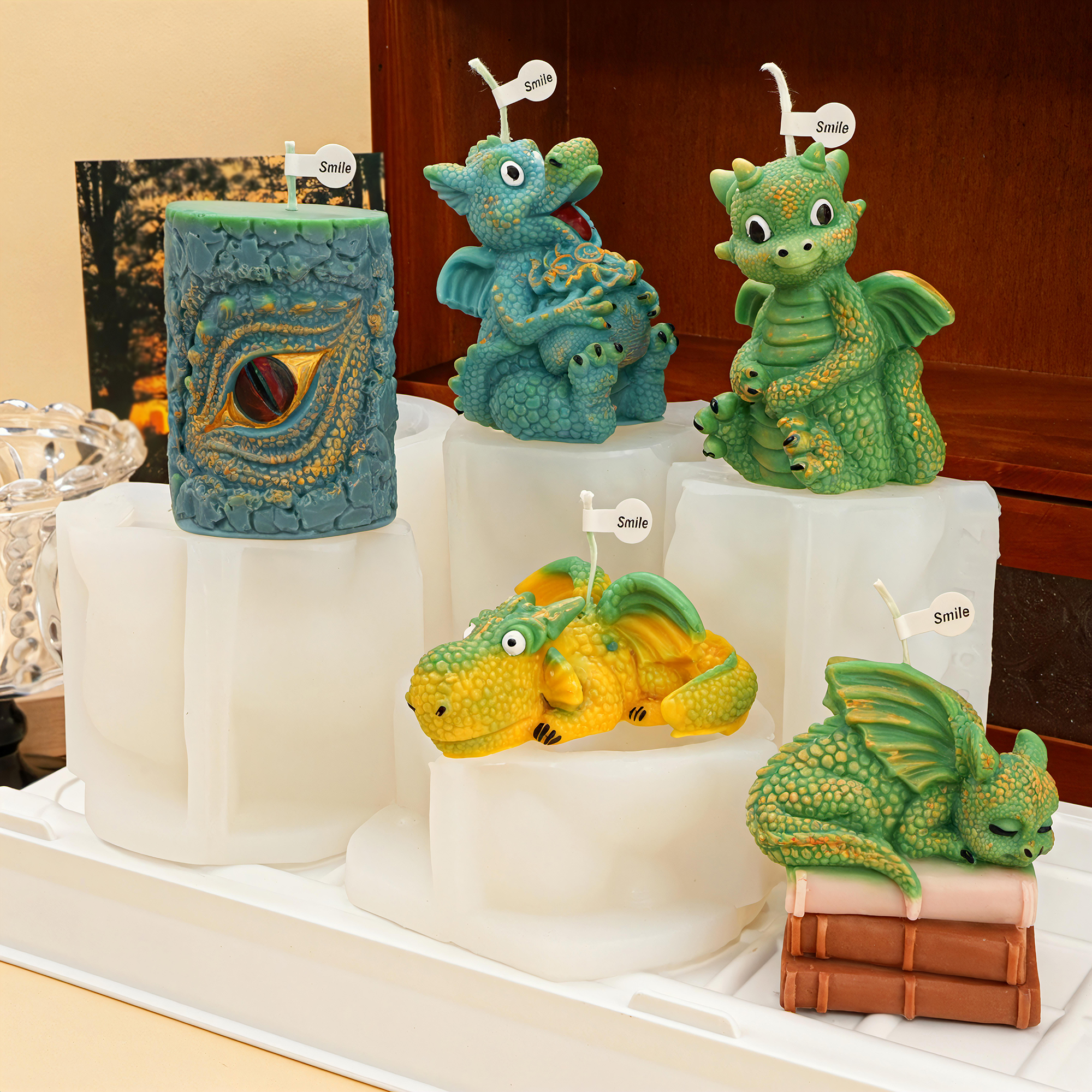 3D Dragon Shape Candle Mold wi - Candle Making Books For Beginners ulasan dan harga