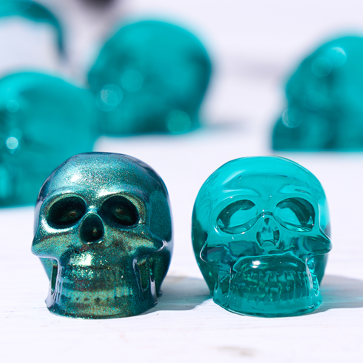 Halloween Ornament Mini Skull  - Candle Mold Silicone ulasan dan harga