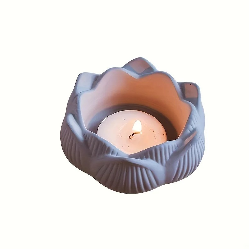 1pc DIY Lotus Flower Silicone  - Kraft Box Candle ulasan dan harga