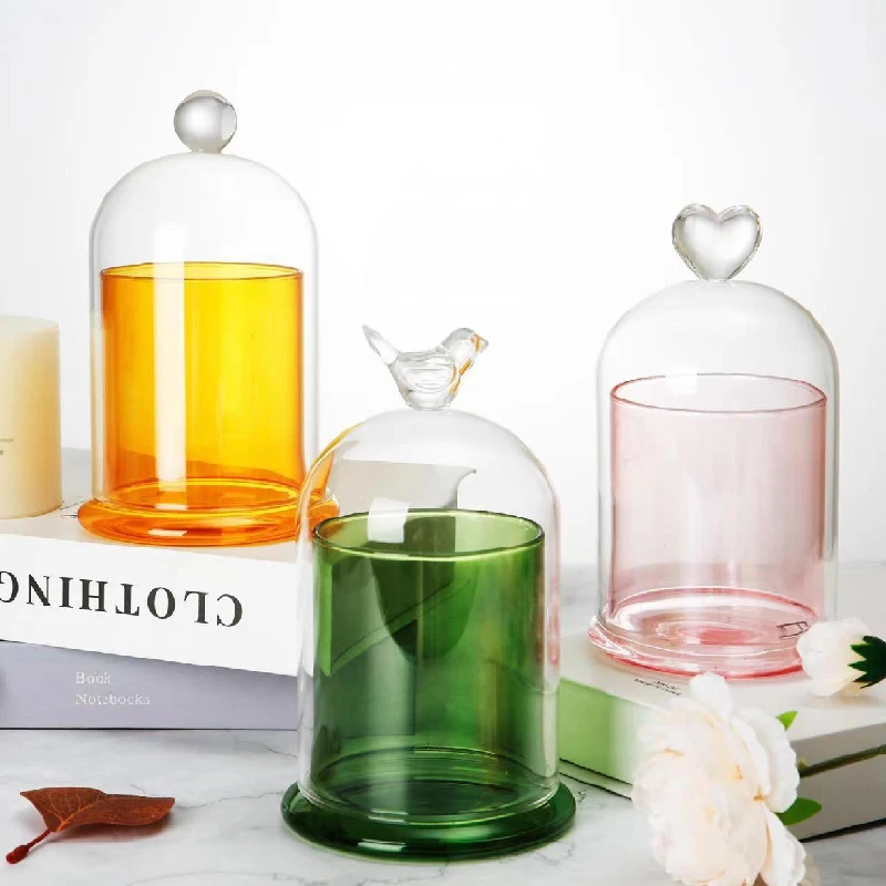 Glass Candle Cup Ornaments Ess - Candle Making Glass ulasan dan harga
