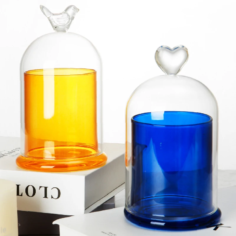 Glass Candle Cup Ornaments Ess - Candle Making Glass ulasan dan harga