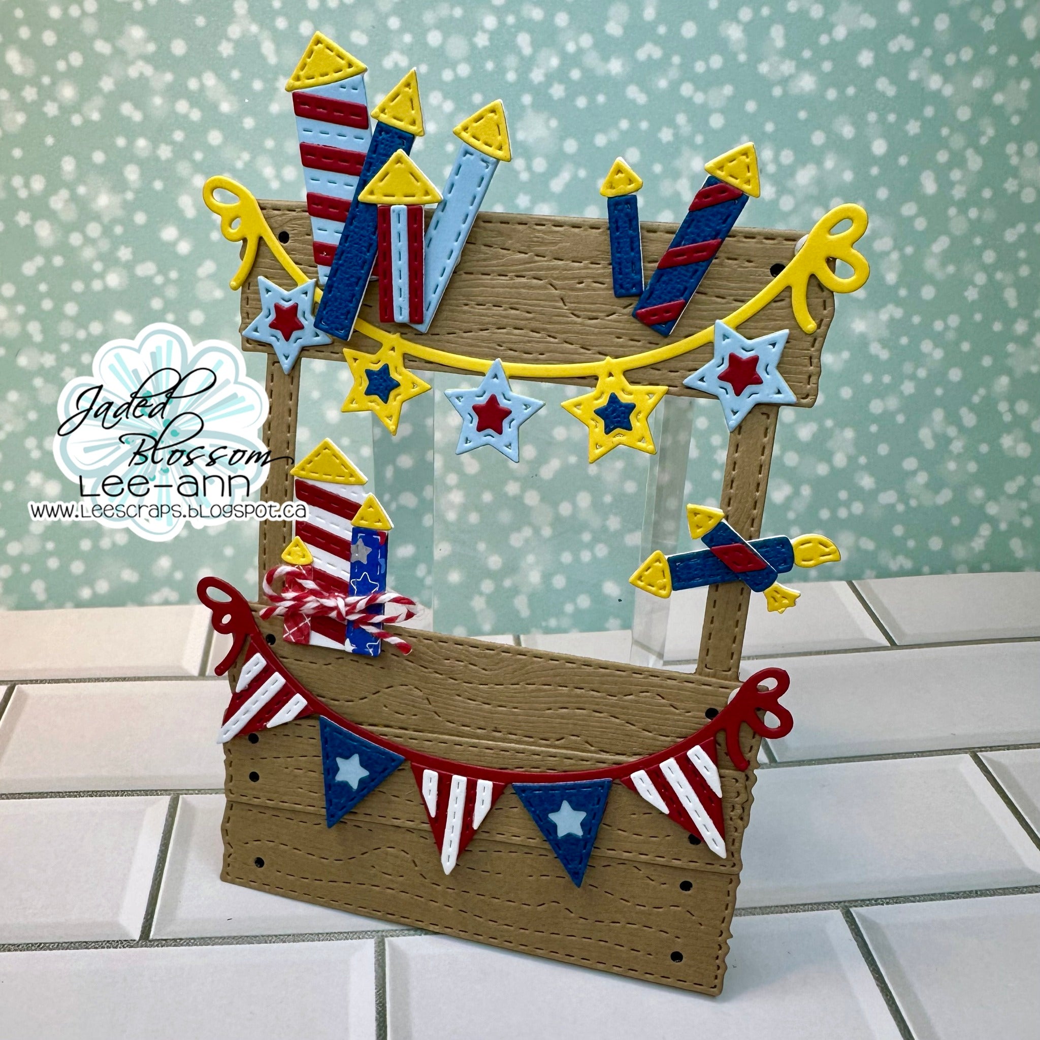 Independence Day Patriotic Add - Kraft Box Candle ulasan dan harga