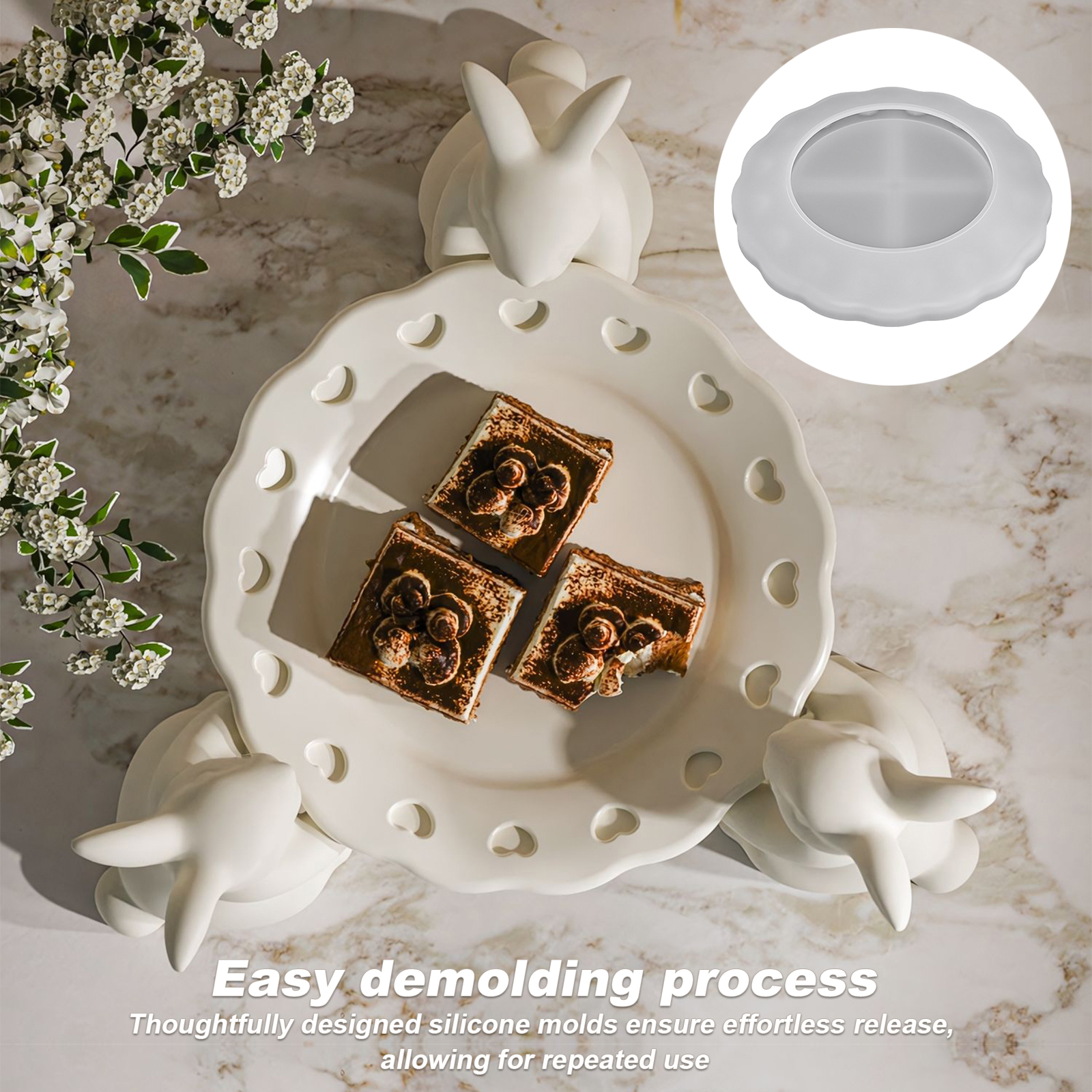 Big Rabbit Silicone Molds 3D C - Candle Making Moulds ulasan dan harga