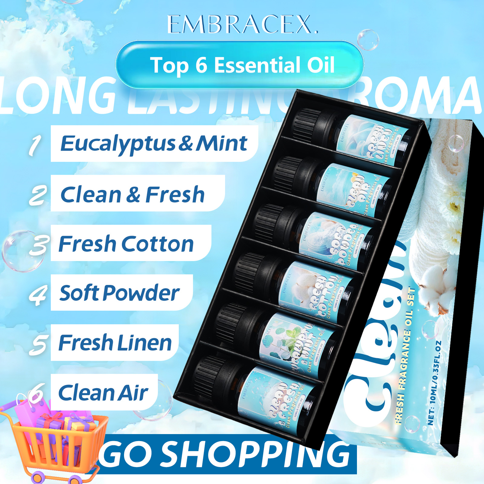 10ml Soft Powder Essential Oil - Candle Making Fragrances ulasan dan harga