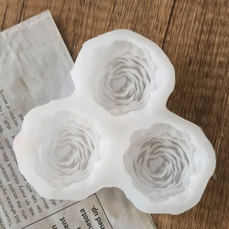 Peony Flower Candle Silicone M - Candle Making Moulds ulasan dan harga
