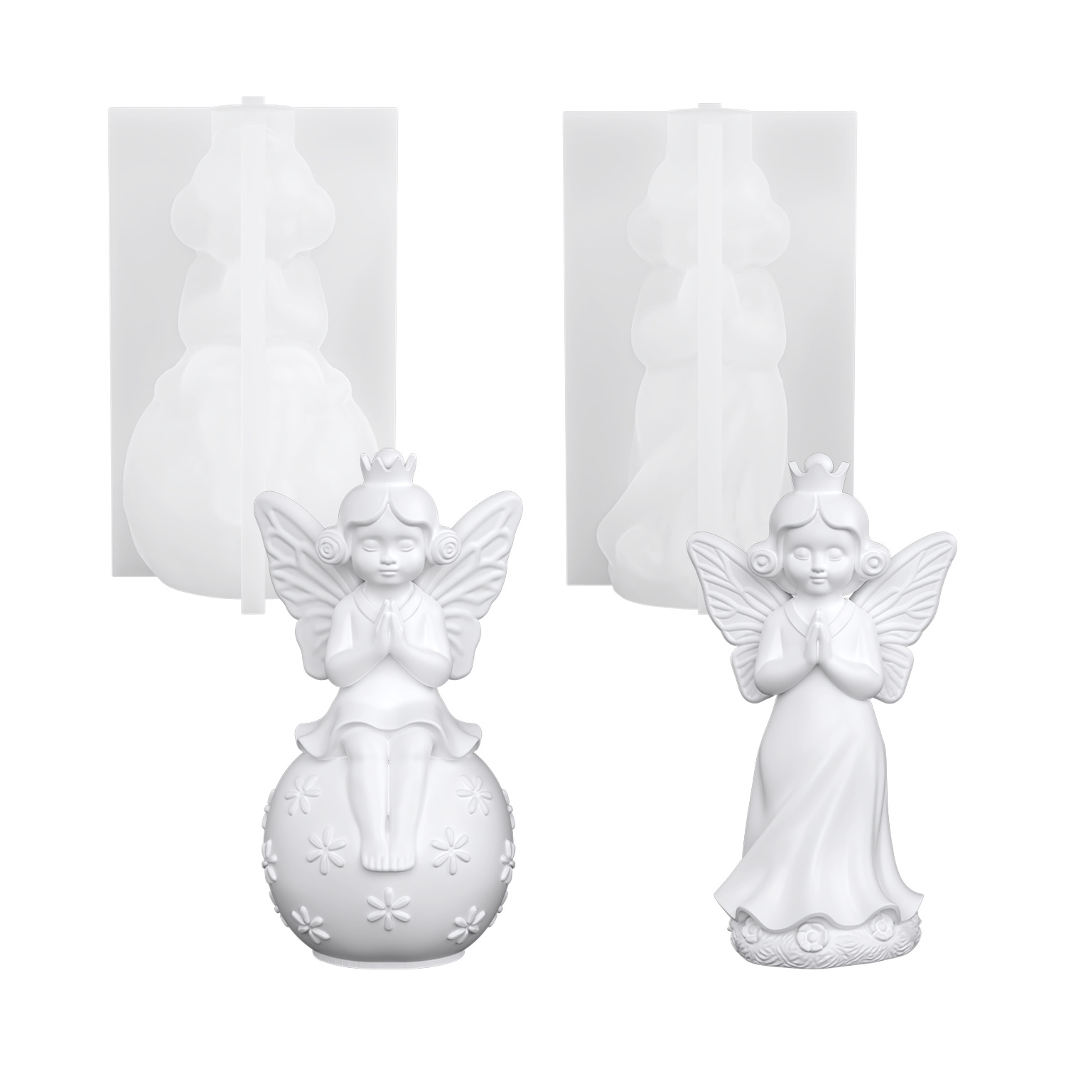 DIY Butterfly Girl Figurine Ep - Candle Mold Silicone ulasan dan harga